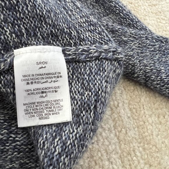 Karen Scott Blue Open Front Cardigan Sweater S - Picture 8 of 8